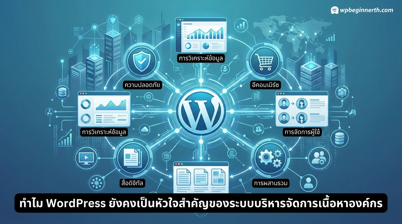 ทำไม WordPress ยังคงเป็นหัวใจสำคัญของระบบบริหารจัดการเนื้อหาองค์กร
