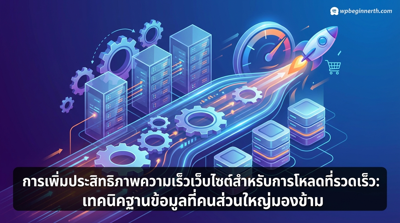 การปรับแต่งความเร็วเว็บไซต์ให้โหลดทันใจ เทคนิค Database ที่คนส่วนใหญ่มองข้าม
