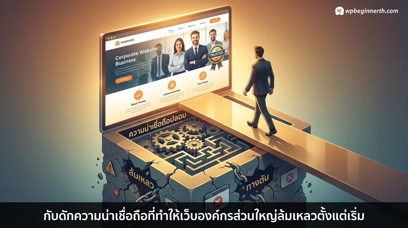 กับดักความน่าเชื่อถือที่ทำให้เว็บองค์กรส่วนใหญ่ล้มเหลวตั้งแต่เริ่ม