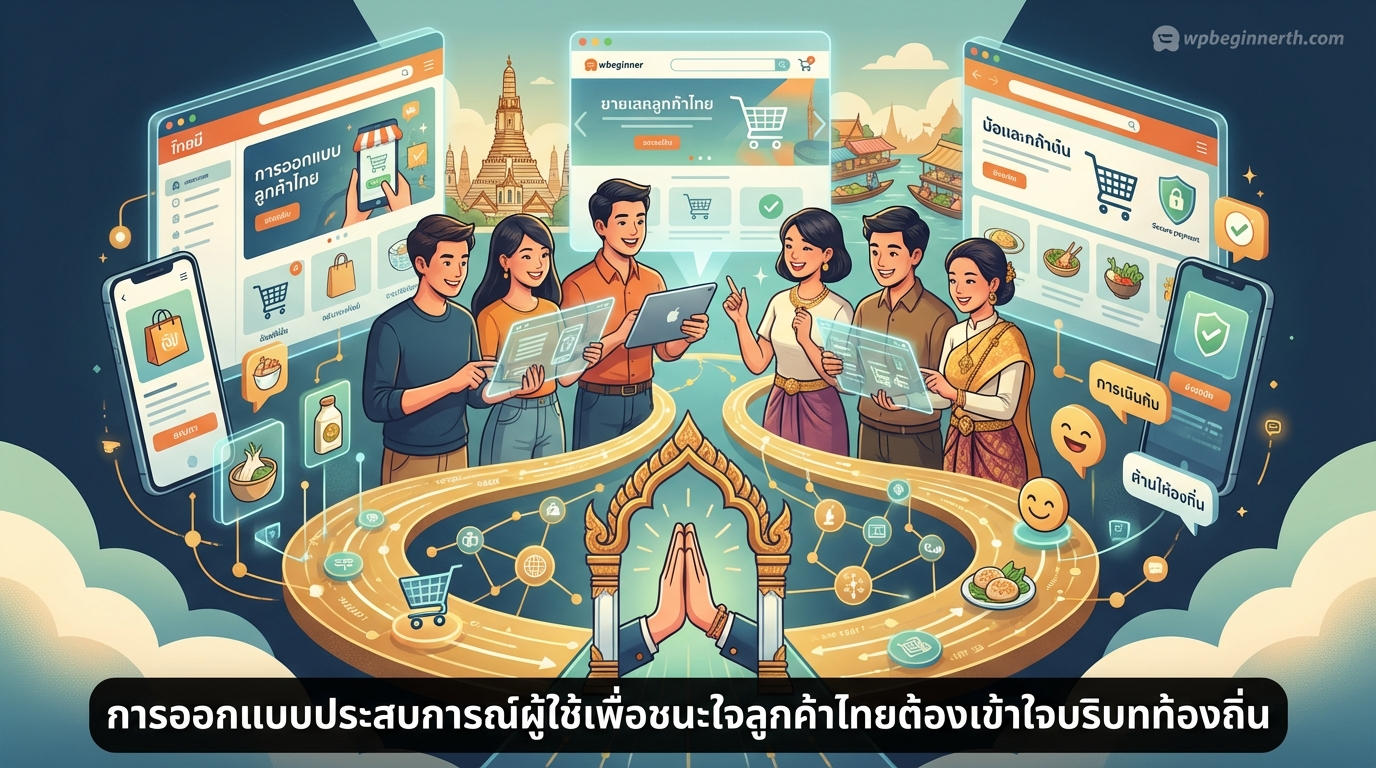 การออกแบบประสบการณ์ผู้ใช้ให้ชนะใจลูกค้าไทยต้องเข้าใจบริบทท้องถิ่น